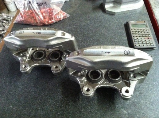 101 - Front Calipers in work